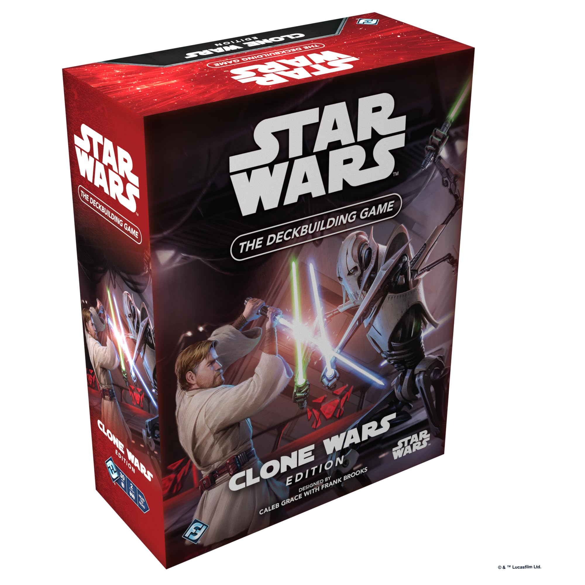 Star Wars: The DeckBuilding Game: The Clone Wars - Strategy Card Game by Fantasy Flight Games &acirc;?? 2 Players - 30 Minutes of Gameplay - for Fami