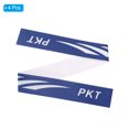 thumbnail image 3 of Unique Bargains 9.8'x0.7' Badminton Racket Head PU Protector Sticker Racquet Guard Tape, Navy Blue 4 Pack, 3 of 6