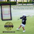 thumbnail image 2 of KFFKFF Filet de Retour de Crosse pour Usage Extérieur, Filet de Rebond 4 X 7 Pi pour Volleyball, Baseball et Softball, Écran d'Entraînement pour Lancer et Lancer, Inclinaison Réglable, Mur d'Entraînement de Tir avec Visée, 2 of 9