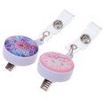 thumbnail image 4 of 2 Pcs Pinces en Plastique pour Badges d'Identité Jolies Cartes Clips Pratiques Porte-Cartes Boucles, 4 of 9