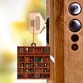 thumbnail image 3 of Bookshelf Book Pendant Decoration, Acrylic Multi-Purpose Ornament, Hanging Tree Decor, Key Bag, Bookmark, Strong & Durable, 3 of 6