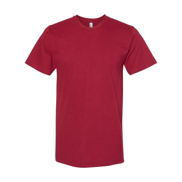 American Apparel T-Shirt en Jersey Fin, S, Canneberge