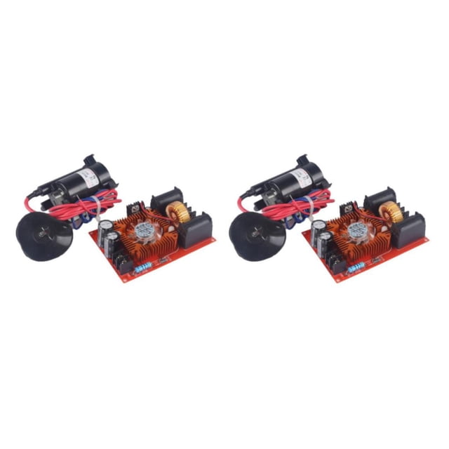 yingyy 1/2/3/5 250W 15A 12-30V ZVS Coils Flyback Driver Module DIY Cooker Ignition Coil Power Supply Board Tool Kit High Voltage Package Board+voltage pack 2PCS
