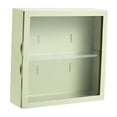 thumbnail image 1 of 2 Layer Wall Mounted Display Box Countertop Cabinet Storage Box with Door, 1 of 8