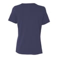 thumbnail image 3 of Bella Canvas 6400 - Relaxed Short Sleeve Jersey T-Shirt, S, Navy, 3 of 3