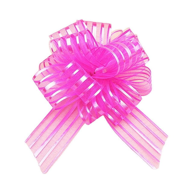 JUNWELL Pull Bows Ribbon for Gift Wrapping Jubilant Wear-resistant Multicolor Gifts Baskets Multifunctional for Celebration Red