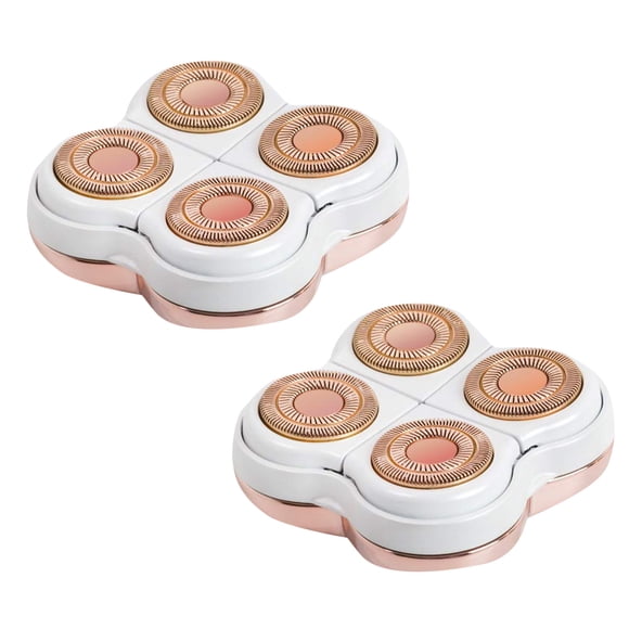 Legs Hair Remover Replacement Head Compatible With Legs Shaver For WomenRose Gold 2 Pack