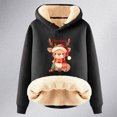 thumbnail image 4 of WEAIXIMIUNG Sweat à Capuche pour Femmes Imprimé Vintage de Noël à Manches Longues, 4 of 4