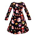 thumbnail image 2 of Girls Dress Christmas Santa Xmas Tree Jingle Bell 3 Years, 2 of 5