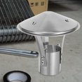 thumbnail image 1 of NUOLUX Traditional Stove Pipe Cap Stainless Steel Chimney Rain Cover with Umbrella Shape Design, 1 of 8