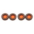 thumbnail image 2 of QualitChoice Coussinets d'Oreilles pour Casque de Jeu Rond en Cuir Remplacement pour Skullcandy HES2.0 Marron 2Ensemble, 2 of 6
