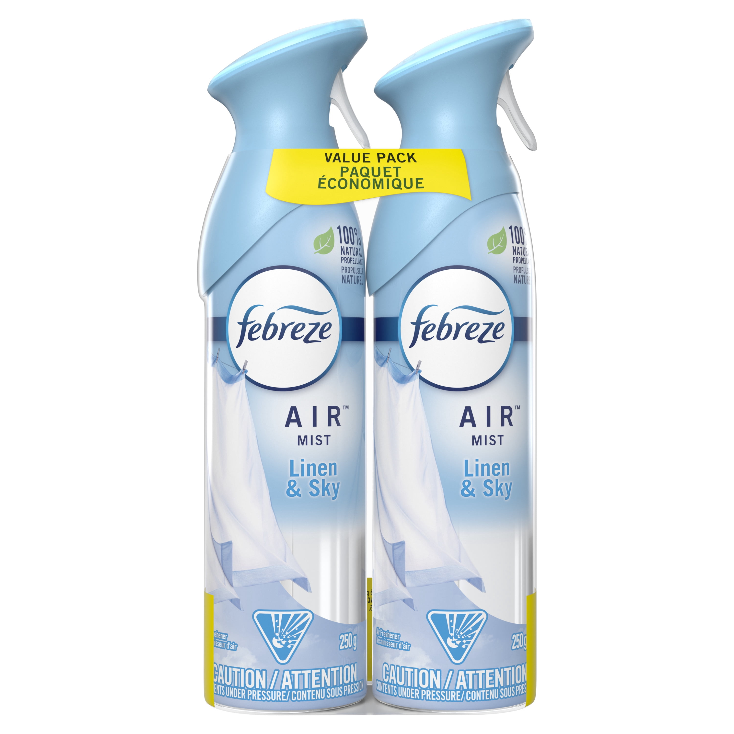 Assainisseur d’air en vaporisateur Febreze, éliminateur d’odeurs dans les pièces de la maison, parfum Draps frais