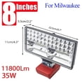 thumbnail image 1 of Power Tool Parts For M18 LED Work Lights Flashlights Electric Torch Spotlight USB Power Bank For Mil*wau*kee 18V Li-ion Battery, 1 of 7