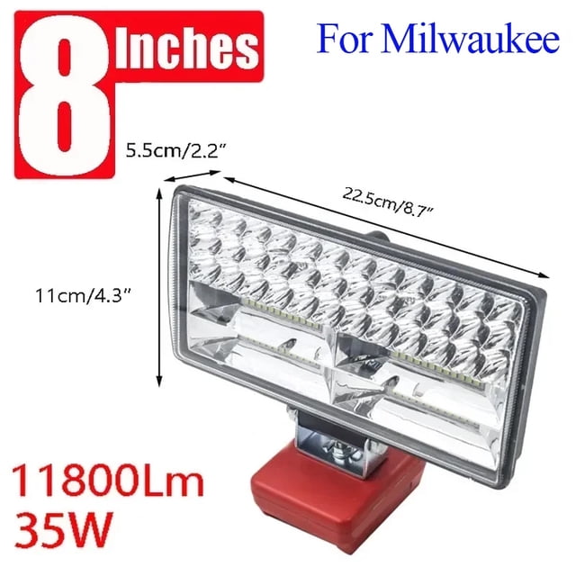 Power Tool Parts For M18 LED Work Lights Flashlights Electric Torch Spotlight USB Power Bank For Mil*wau*kee 18V Li-ion Battery
