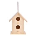 thumbnail image 3 of Wooden Bird House Hanging Nesting Box Birdhouse for Outdoor Garden Decorations, 3 of 6