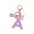 thumbnail image 1 of lionlar Porte-Clés en Résine Ornements Filles Femmes Cadeaux Alphabet Anglais Porte-Clés, 1 of 9