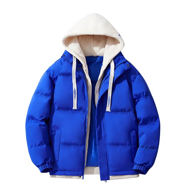 Yuyuzo Hoodies Puffer Jackets for Women Long Sleeve Stand Collar Drawstring Button Zipper Coats with Pockets