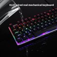 thumbnail image 5 of ziyahi Wired Mechanical Keyboard 104 Keys Backlight Office School Game Notebook Laptop PC Computer Key Board Maintenance, 5 of 5