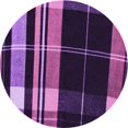 thumbnail image 1 of Ahgly Company Machine Washable Indoor Round Transitional Dark Purple Area Rugs, 3' Round, 1 of 7
