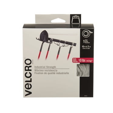 Velcro, Heavy Duty Industrial Strength Tape - 10FT White