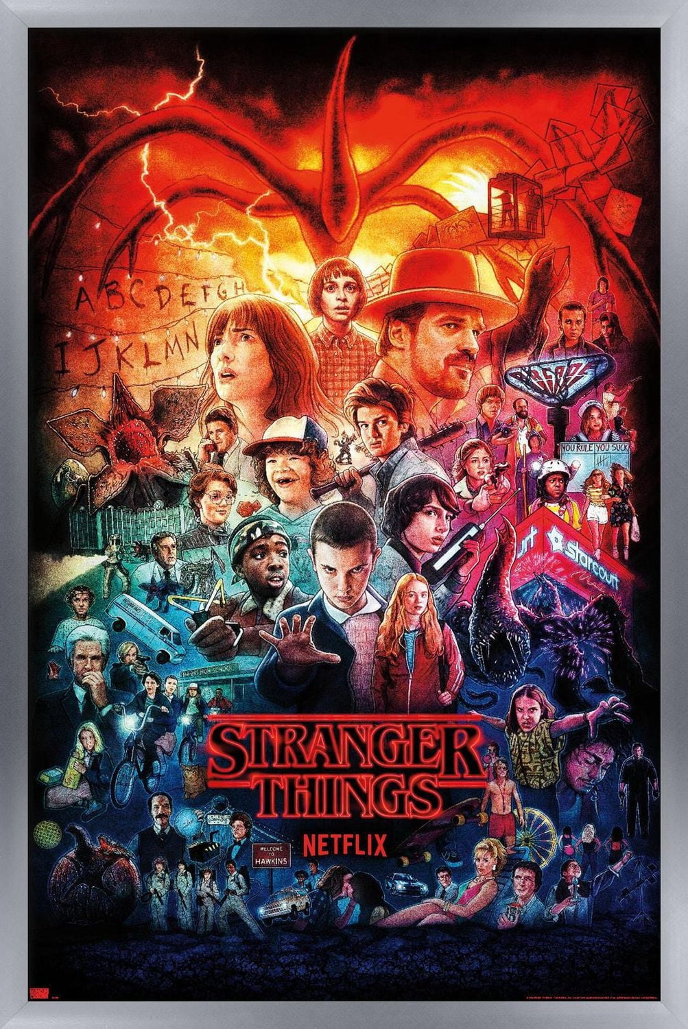 Netflix Stranger Things - Trois saisons une feuille