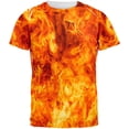 thumbnail image 1 of T-Shirt pour Adulte à Motif de Flammes Partout, 1 of 2