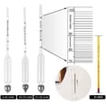 thumbnail image 2 of Professional Alcohol Meter Set - 3 Hydrometers 0-100% Graduation with Thermometer, 2 of 5