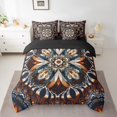 thumbnail image 2 of YST Scarlet Persian 7-Piece Vintage Floral Comforter Set, Full Size Boho Mandala Bedding, Retro Tribal Pattern, 2 of 4
