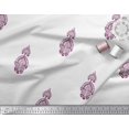 thumbnail image 2 of Soimoi Silk Fabric Floral Block Print Fabric by The Yard 42 Inch Wide, 2 of 3