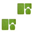 thumbnail image 2 of Baohd 3pieces Multi-functional Non-Slip Chenille Bath Rug Any Bathroom Eco-friendly PJ210922-A022 2Set, 2 of 6