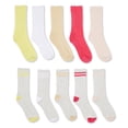 thumbnail image 1 of George Girls' Crew Socks 10-Pack, 1 of 1