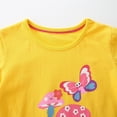 thumbnail image 4 of Vêtements pour Tout-Petites Filles T-Shirt à Manches Courtes pour Tout-Petite Fille avec Papillon Col Rond Vêtements d'Été pour Ado Fille Vêtements 2T pour Filles Tenue pour Fille, 4 of 8