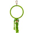 thumbnail image 2 of CBFFDC Pet Sewing Parrot Sewing Toy Bite Resistant Rope for Cockatiels Conures Parakeets Triangle Round Hanging Perch Pet Supplies, 2 of 6