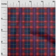 thumbnail image 1 of oneOone Cotton Poplin Fabric Tartan Check Printed Craft Fabric BTY 56 Inch Wide, 1 of 4