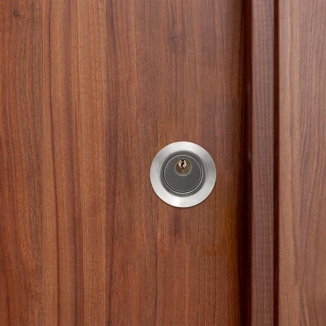 IFANLANDOR 1 Ensemble Bouton de Porte Intimité Acier Inoxydable Argent Usage Domestique pour Chambres