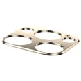 thumbnail image 2 of Phone Camera Cover Aluminum Alloy Phone Camera Phone Lens Protector Lens Film Protector, Gold, Replacement for iPhone 12 Pro max, 2 of 9