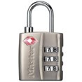 thumbnail image 2 of Cadenas personnalisable nickelé et accepté par la TSA, 2 of 4