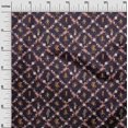 thumbnail image 3 of oneOone Viscose Chiffon Purple Fabric Cowboy Sewing Craft Projects Fabric Prints By Yard 42 Inch Wide, 3 of 5