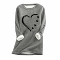 thumbnail image 1 of Birdeem Womens Large Loose Raglan Top Thickened and Velvet Lamb Wool Warm Underlay, 1 of 1