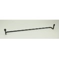 thumbnail image 2 of Hand Forged Wrought Iron Wall Mounted Towel Holder Primitive Decor 25 inch, 2 of 3