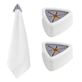 thumbnail image 2 of TIELUTT Towel Stopper Dish Cloth Hook Perforated Rag Stopper Hand Towel Storage Toilet Bathroom Hook Rag Extra Large Bath Towels Extra Long Bath Towels Towel for Bathroom Towels Soft Compact Bath Tow, 2 of 8