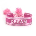 thumbnail image 1 of Redempat Polyester Hand Woven Friendship Bracelets With Precision Embroidery Detail Woven Tassels Shiny pink dream, 1 of 6