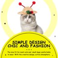 thumbnail image 3 of Small Dog Summer Straw Hat Cat Kitten Photography Prop Pet Costume Accessory, 3 of 7