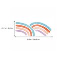 thumbnail image 2 of Lovely Large Rainbow Wall Sticker Kid Room Rainbow Wall Decal Adornment for Home, 2 of 8
