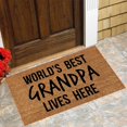 thumbnail image 2 of Summer Doormats, Welcome Mats Rugs, Entrance Low Profile Non Slip Rubber Back Floor Doormat for Outdoors and Indoors Entryway, Outside Back Patio Floor Entry, Home Entrance, 2 of 4