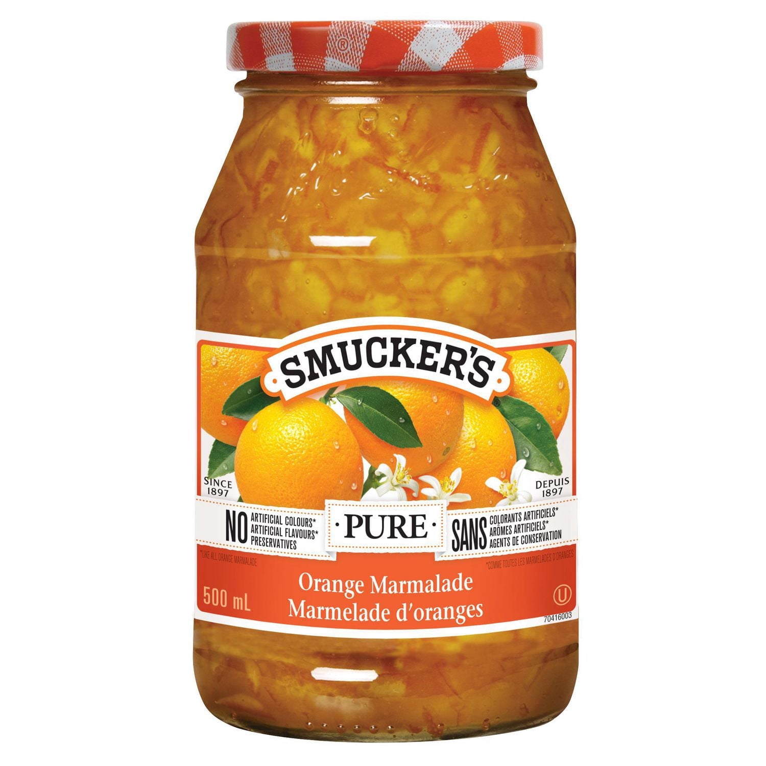 Smucker's marmelade d'oranges style tartinade 500ml