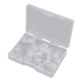 thumbnail image 1 of 20 Pcs Dômes Fermés à Double Couche de 10 mm pour Améliorer l'Audition, Haute Transparence, Dômes de Fermeture pour Remplacement, 1 of 7