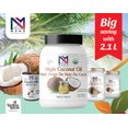 thumbnail image 2 of Huile de Coco Biologique Pressée à Froid (Non Raffinée) M2N2 (2100 ml), 2 of 4