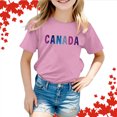 thumbnail image 2 of Ketyyh-chn99 T-Shirt pour Filles T-Shirt à Manches Courtes pour Filles T-Shirt à Manches Courtes pour Filles T-Shirt d'Été à Col Rond Coupe Décontractée T-Shirts Basiques pour 8-9 Ans, Rose, 2 of 5