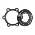 thumbnail image 1 of QualitChoice 1 Ensemble Verrous Centraux Adaptateurs de Rotor de Frein à Disque Anneau de Verrouillage de Rotor Alliage d'Aluminium Remplacement Acier Inoxydable 6 Trous Noir 1 Ensemble, 1 of 6